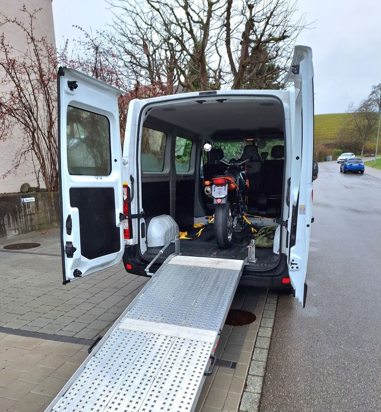 Transporter mieten für den Motorradtransport Transporter mieten für den Motorradtransport